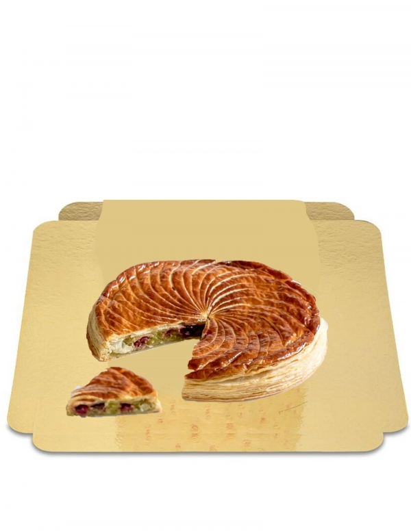 Biogato.fr Galette des rois frangipane vegan, bio et sans gluten à la pistache 18cm - 65