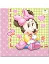 Biogato.fr Pack décoration d'anniversaire 1 an fille bébé Minnie Disney - 3