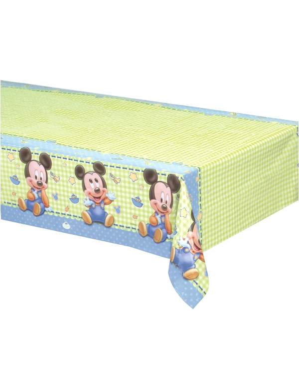 Biogato.fr Pack décoration d'anniversaire 1 an garçon bébé Mickey Disney - 5