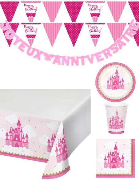Biogato.fr Pack décoration d'anniversaire Blanche Neige princesses Disney - 1
