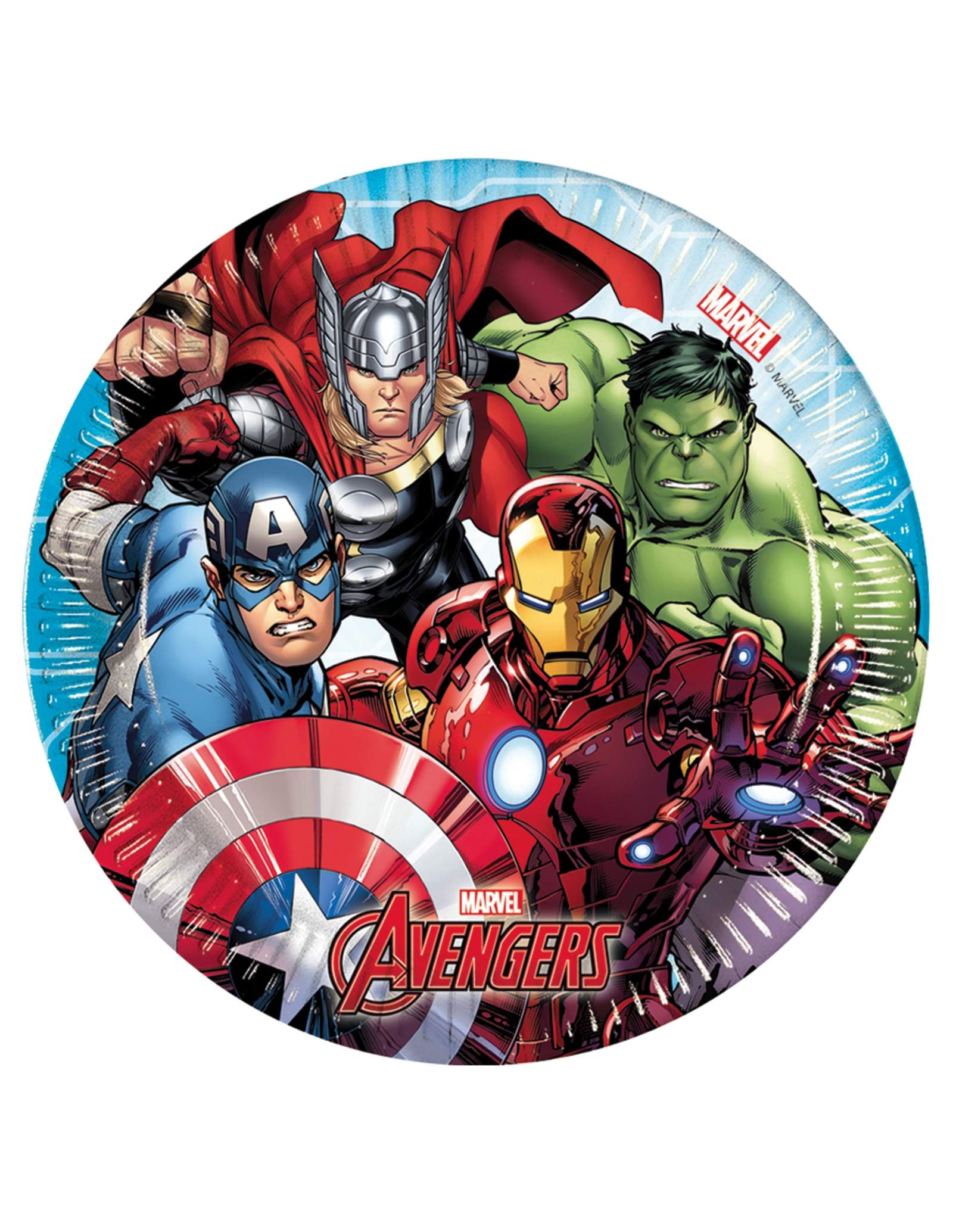 Pack décoration d'anniversaire Avengers Marvel super-héros