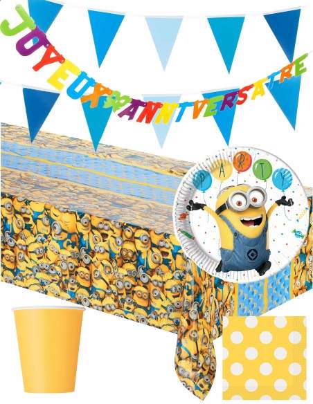 Biogato.fr Pack décoration d'anniversaire Minions Moi, moche et méchant - 1