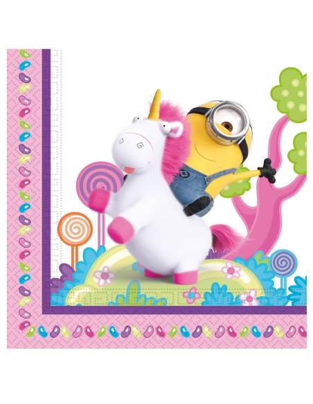 Biogato.fr Pack décoration d'anniversaire Minions pour fille Moi, moche et méchant - 3