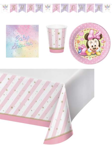 Biogato.fr Pack décoration d'anniversaire Naissance Baby shower fille - 1