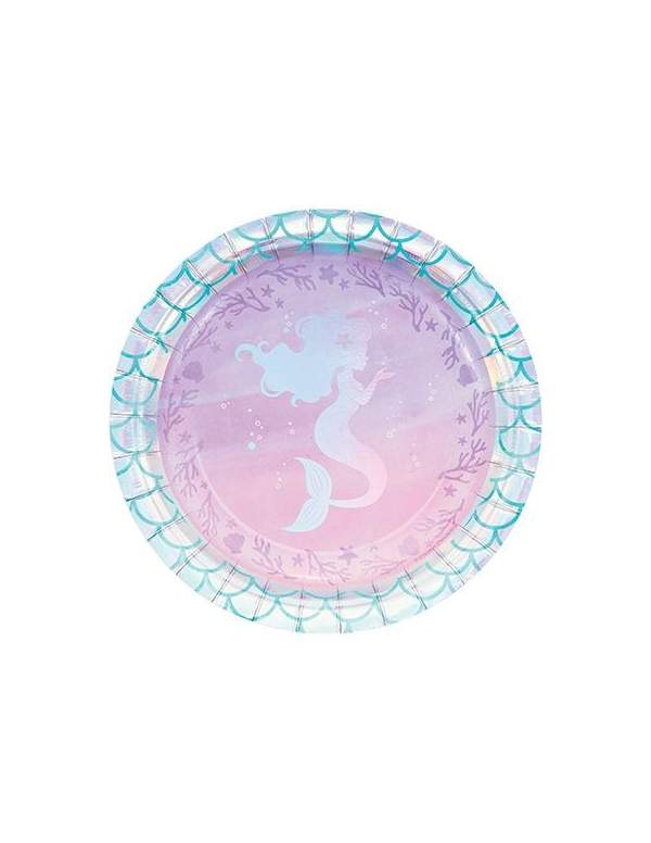 Biogato.fr Pack décoration d'anniversaire sirène Ariel la petite sirène princesse Disney - 3