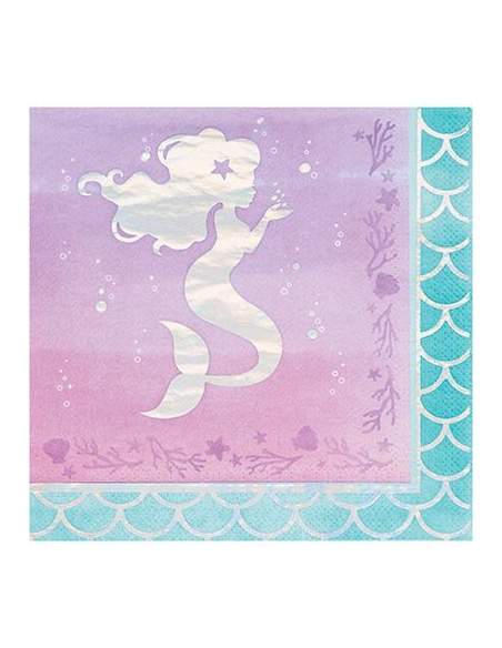 Biogato.fr Pack décoration d'anniversaire sirène Ariel la petite sirène princesse Disney - 6