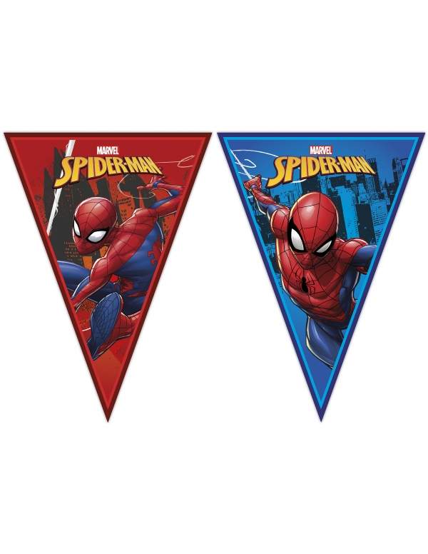 Biogato.fr Pack décoration d'anniversaire Spiderman Marvel super-héros - 4