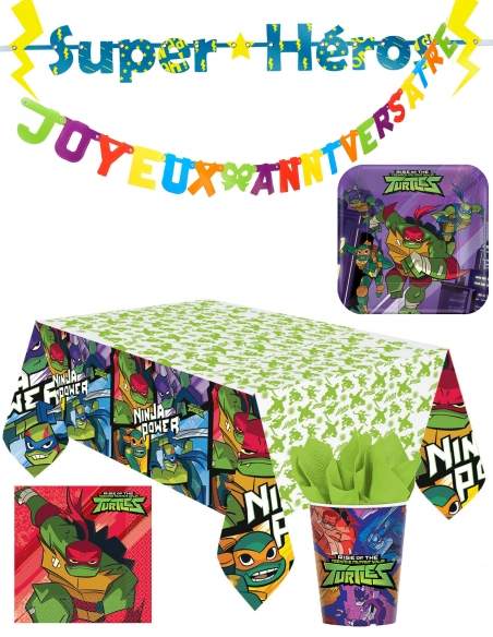 Biogato.fr Pack décoration d'anniversaire Tortue Ninja - 1