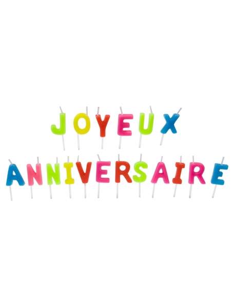  Bougies Joyeux Anniversaire - 3