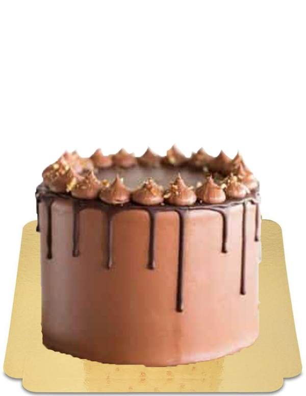  Drip cake simple à mini meringues marrons vegan, sans gluten - 29