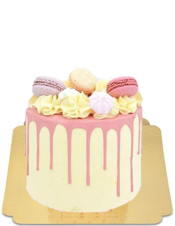  Drip cake à macarons et meringues vegan, sans gluten - 194