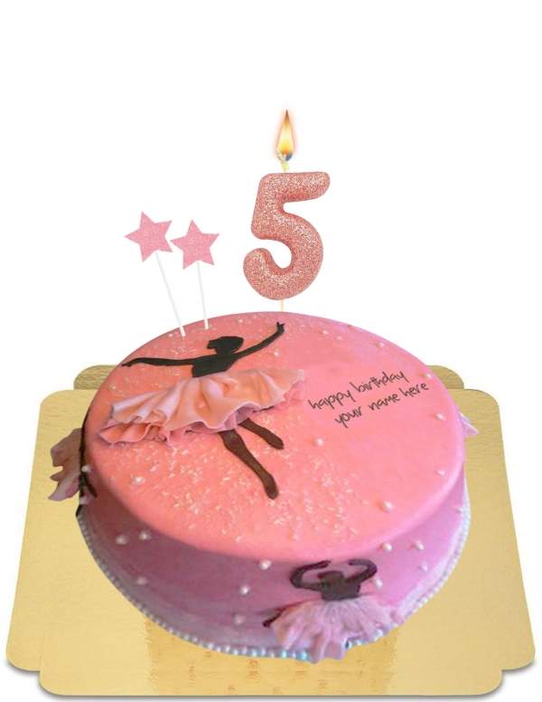  Gâteau danse rose à tutu en pâte d'amande vegan, sans gluten - 58