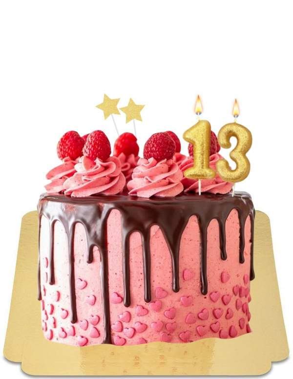  Drip cake rose à cœur, meringues et framboises vegan, sans gluten - 3