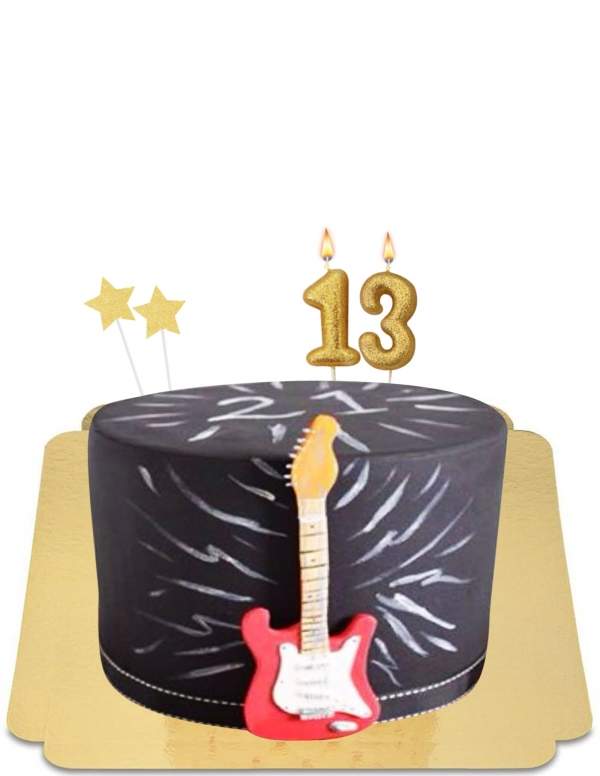  Gâteau guitar rock'n'roll vegan, sans gluten - 119
