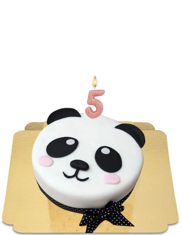  Gâteau panda à echarpe vegan, sans gluten - 124