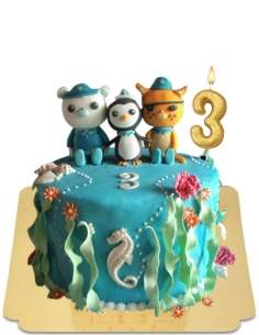 Gateau Octonauts Captain Barnacles Kwazii Et Shellington Vegan Sa