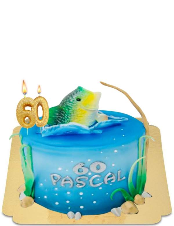  Gâteau peche poisson géant vegan, sans gluten - 25