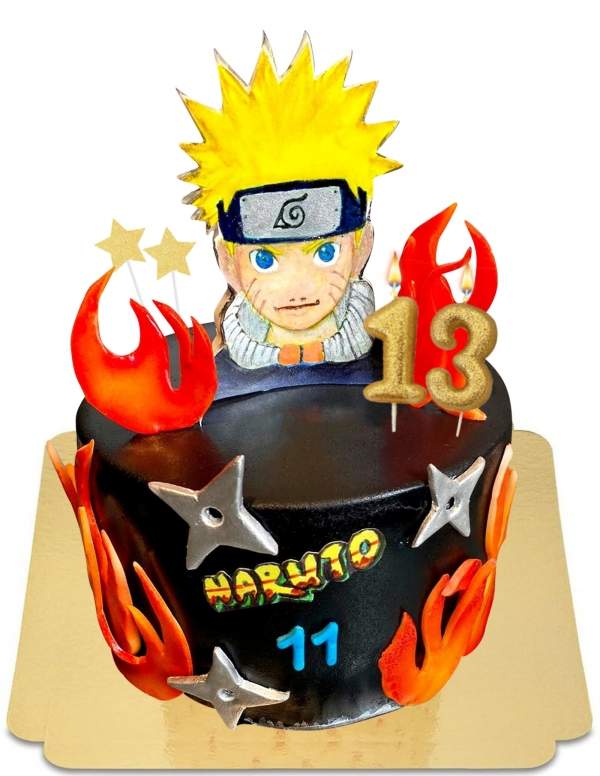 Gâteau Naruto étoiles ninja vegan, sans gluten - 197