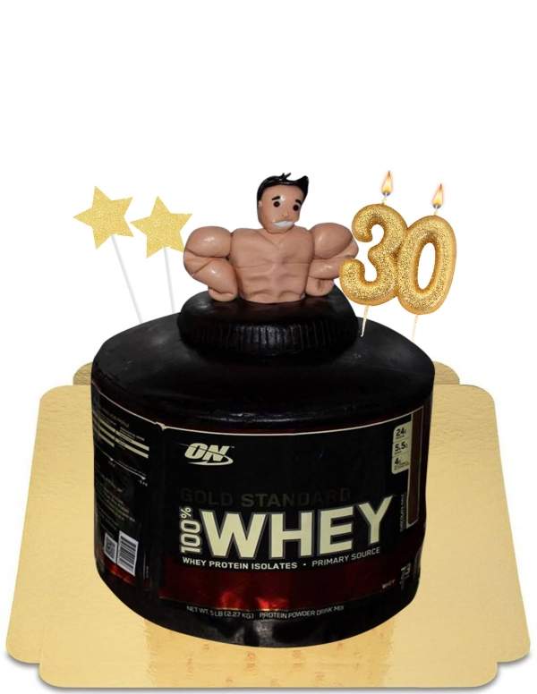  Gâteau whey protéine pour sportifs vegan, sans gluten - 210