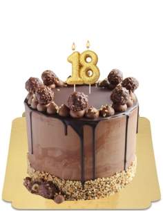  Drip cake rocher au chocolat vegan aux éclats de noisettes et meringues vegan, sans gluten - 23