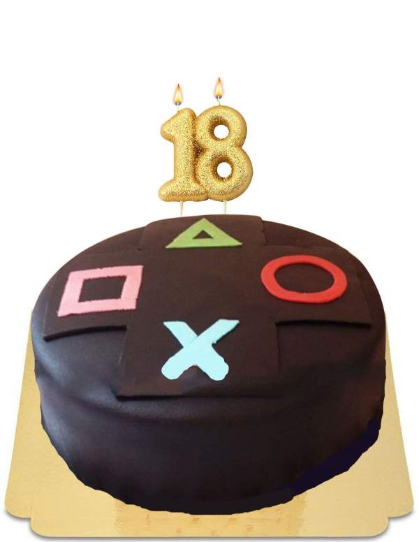  Gâteau playstation look manette vegan, sans gluten - 19