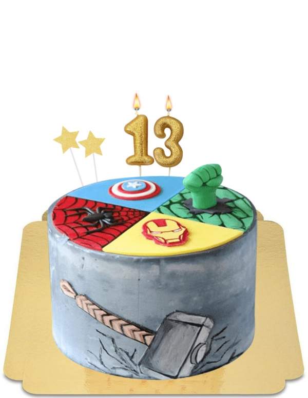  Gâteau Avengers Thor vegan, sans gluten - 32