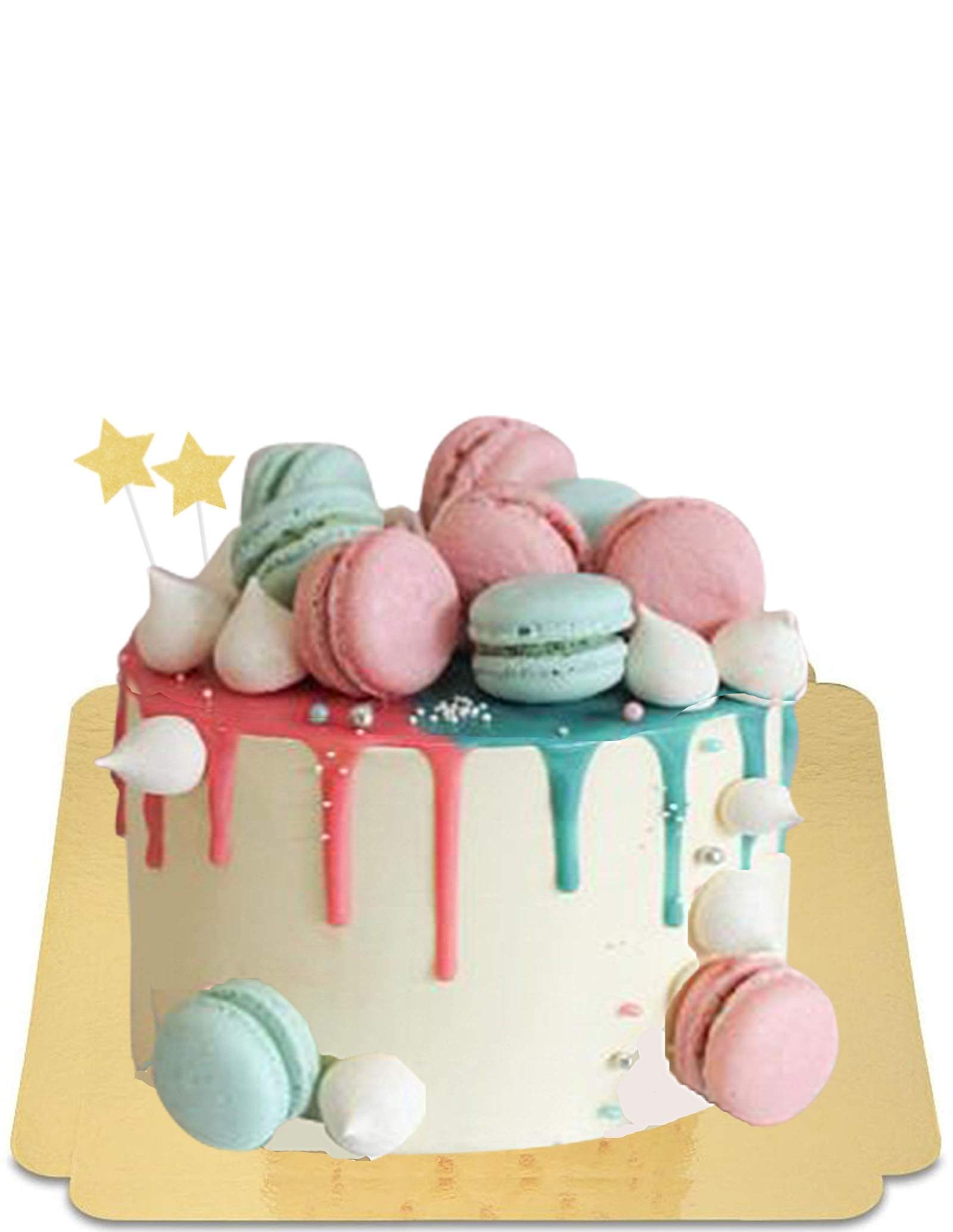 Gâteau d'anniversaire avec photo pour bébé fille vegan et sans gluten