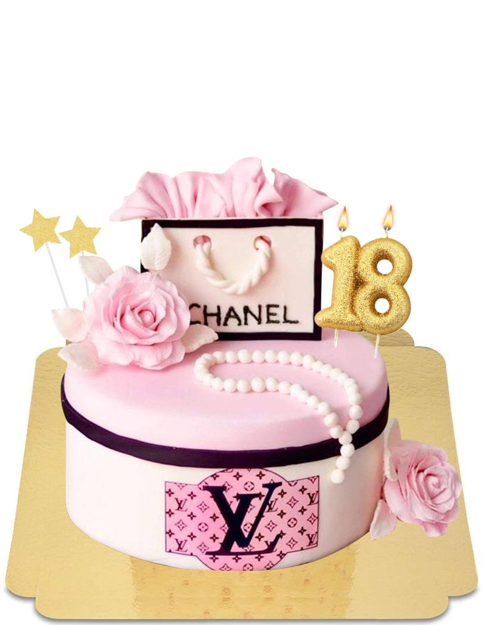 Gateau Chic Louis Vuitton Chanel Pour Fashionista Vegan Sans Glute