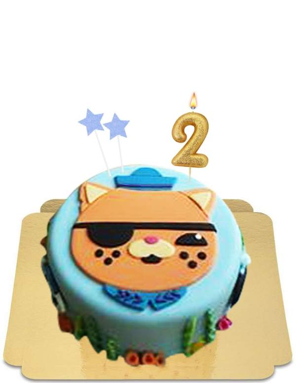  Gâteau Octonauts Kwazii exploration sous marine vegan, sans gluten - 219