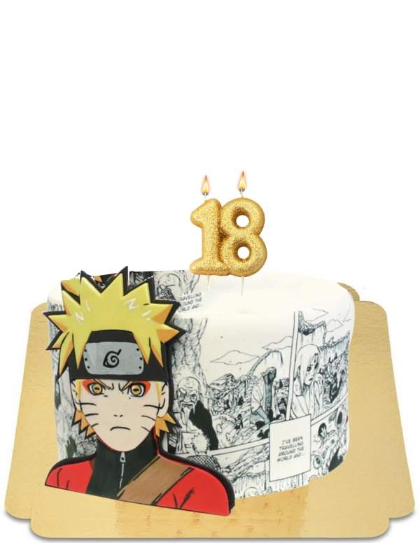  Gâteau Manga naruto passion du déssin vegan, sans gluten - 66