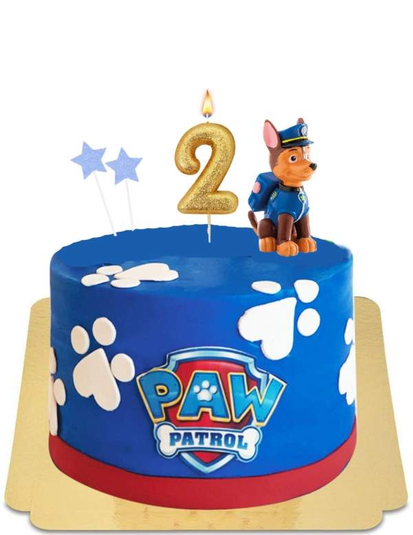  Gâteau Pat patrouille Chase en figurine vegan, sans gluten - 84