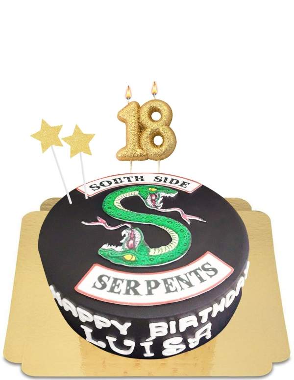  Gâteau Riverdale South side serpents pour adolescents vegan, sans gluten - 4