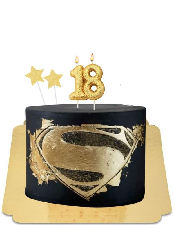  Gâteau superman papa et fête des pères vegan, sans gluten - 61
