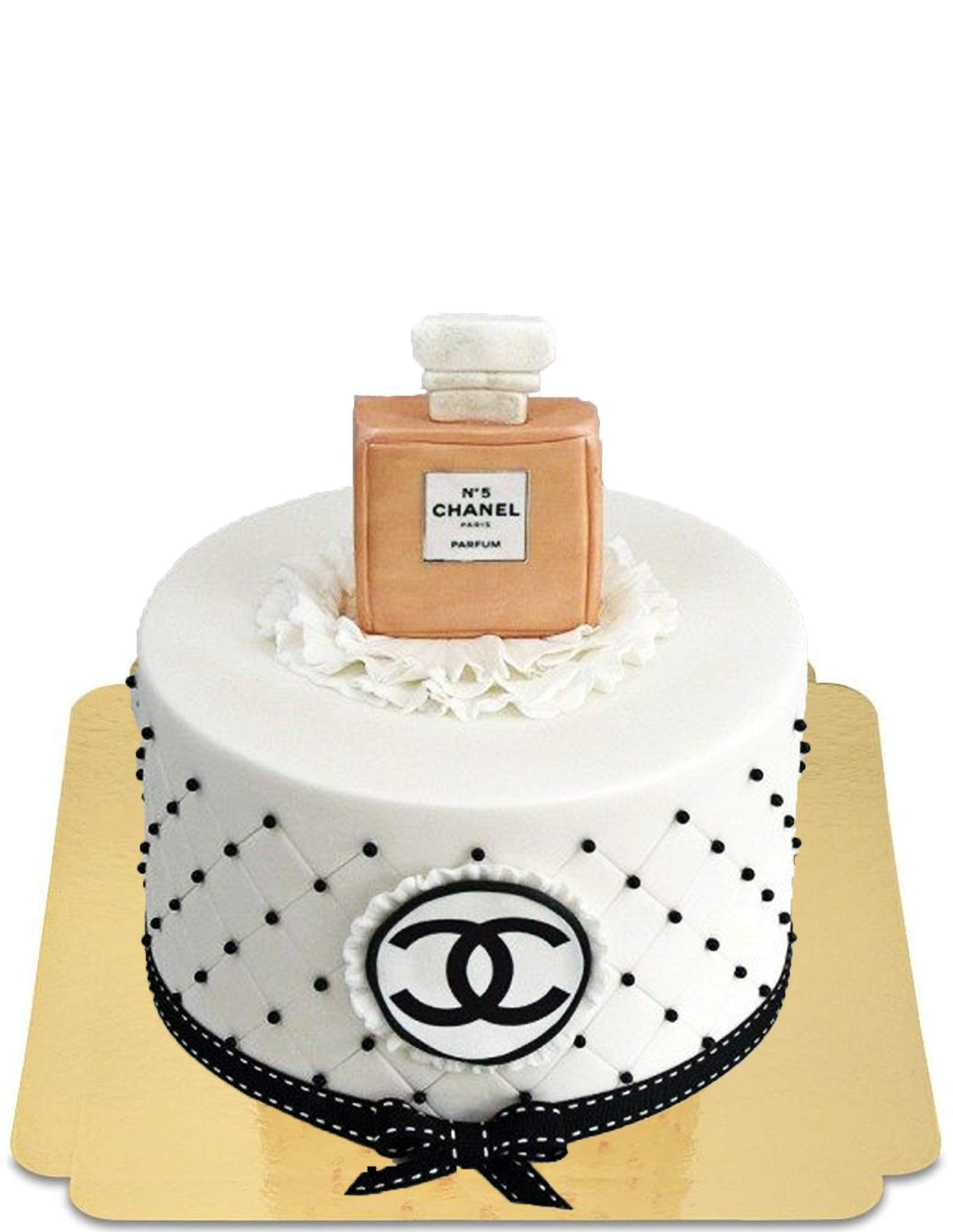 Gateau Chanel Numero 5 Chic Matelasse Vegan Sans Gluten 114 90