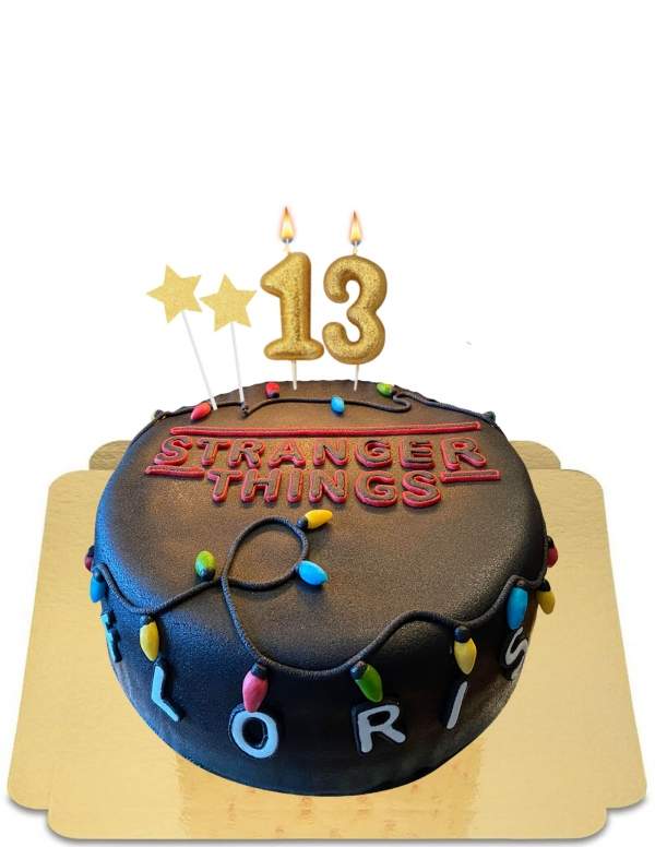  Gâteau Stranger things à lumières pour ado vegan, sans gluten - 208