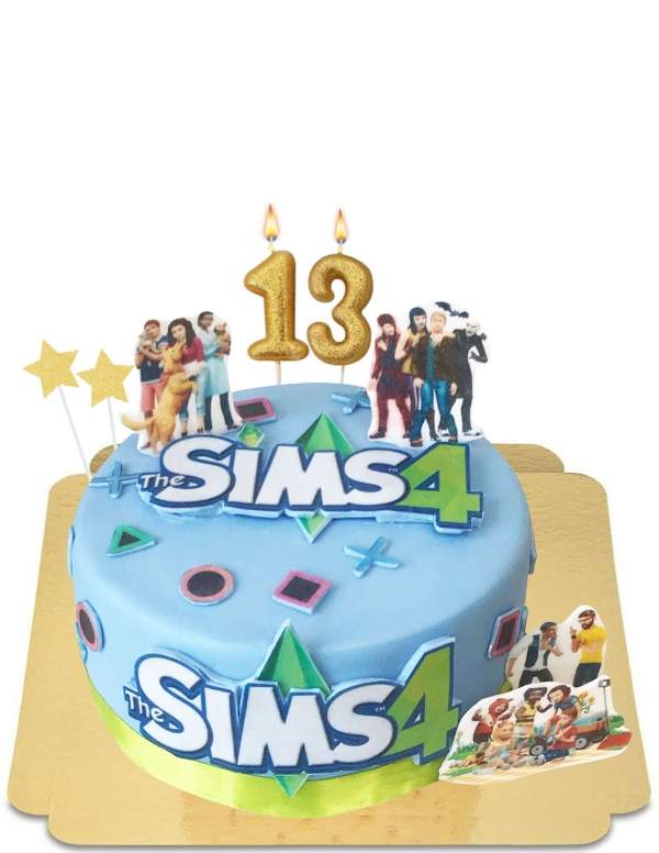  Gâteau Sims 4 pour adolescent vegan, sans gluten - 158