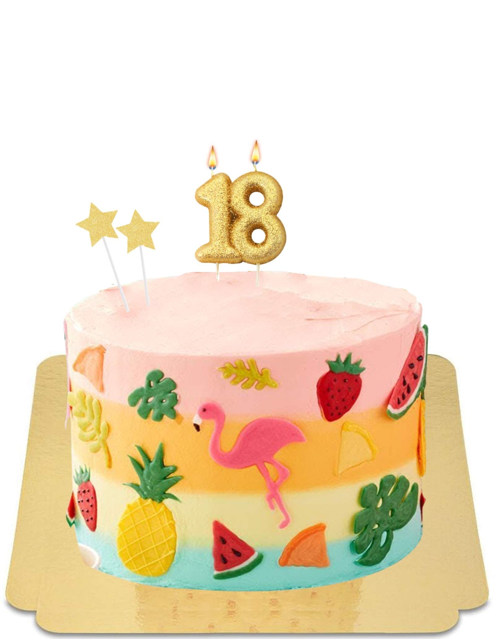 Gateau Fun Ete Flamant Rose Pasteque Et Ananas Vegan Sans Gluten