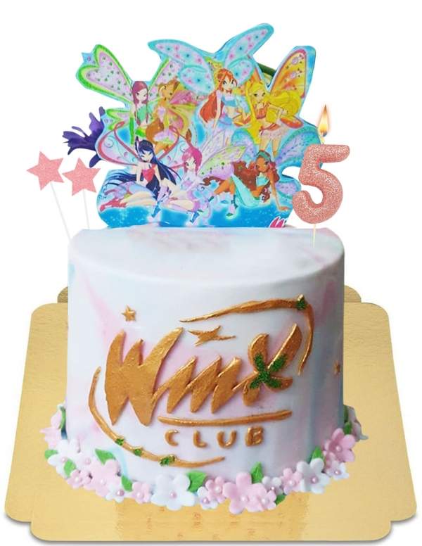  Gâteau Winx Club les fée magique vegan, sans gluten - 124