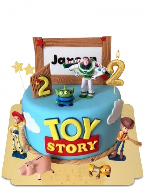  Gâteau Toy Story Buzz l'éclair vegan, sans gluten - 1