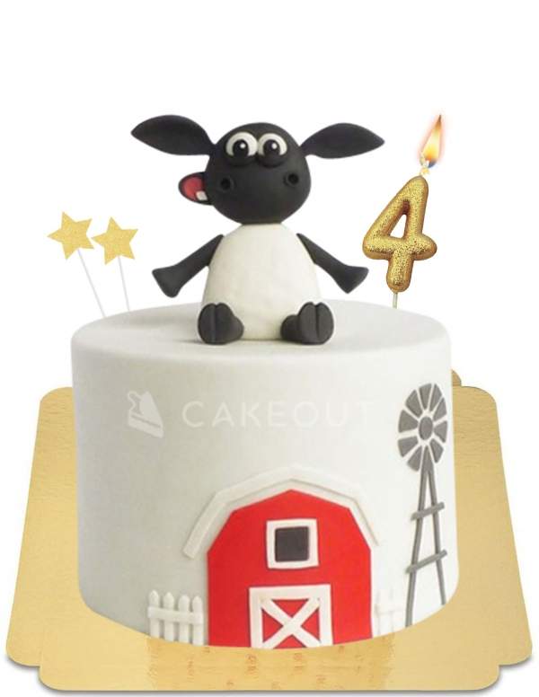  Gâteau Shaun le mouton à la ferme vegan, sans gluten - 122