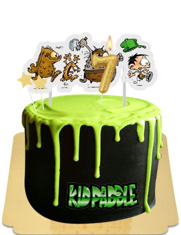  Drip cake Kid Paddle et les monstres vegan, sans gluten - 46