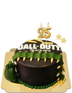  Gâteau Call of Duty gamer munitions vegan, sans gluten - 255