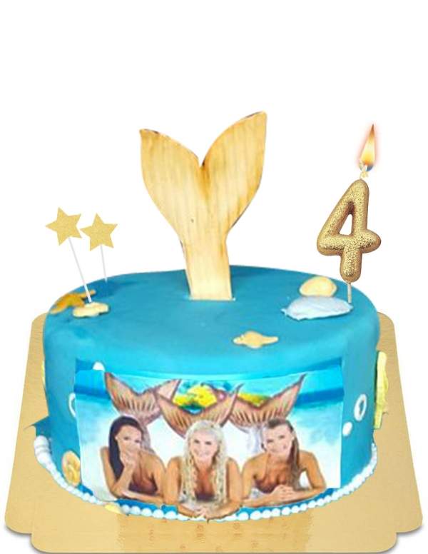  Gâteau Les Sirènes de Mako vegan, sans gluten - 92
