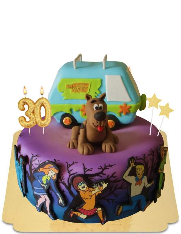  Gâteau Scooby doo et le gang vegan, sans gluten - 135