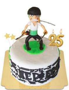  Gâteau Zoro One piece vegan, sans gluten - 240