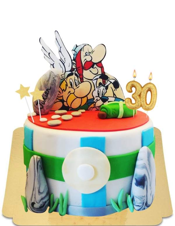  Gâteau Asterix et Obelix mini menhirs vegan, sans gluten - 68