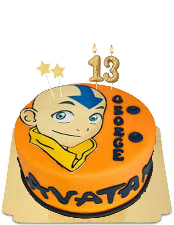 Biogato.fr Gâteau Avatar, maître de l'air vegan, bio et sans gluten - 77