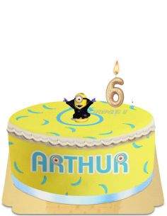 Biogato.fr Gâteau Minions sans œuf, végétarien et sans gluten - 30