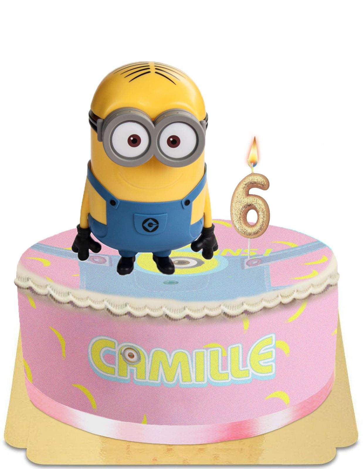 Gateau Minions Fille Tete Geante Tirelire Sans œuf Vegetarien Et S