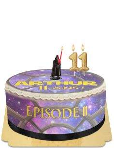 Biogato.fr Gâteau Star Wars Dark Vador sans œuf, végétarien et sans gluten - 5